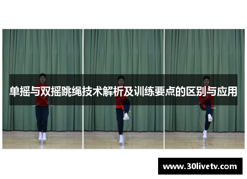 单摇与双摇跳绳技术解析及训练要点的区别与应用